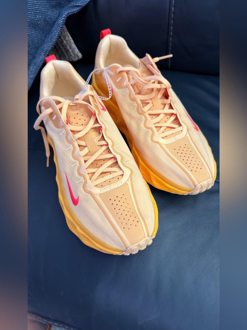 Nike Ava Rover Men’s size 12.5
Celestial Gold/Bright Crimson NWOT
